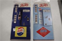 2 NEW DRINK PEPSI COLA SST SIGNS