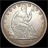 1875-CC Seated Liberty Half Dollar CLOSELY