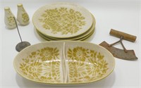 ** Dishes: Damask by Red Wing, Very Old Dough