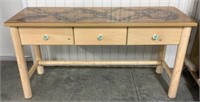 Fractal Log 3 Drawer Desk