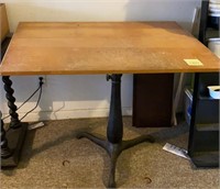 Drafting Table with Cast Iron Base