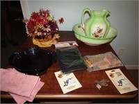 pitcher & bowl,baking dishes & items
