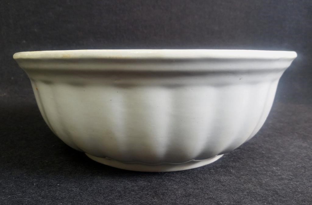 Antique ENOBAR Ironstone Mixing or Serving Bowl