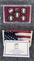 2010 US Mint Silver Proof Quarter Set