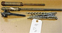 11 Drill Bits, Various Types & Sizes
