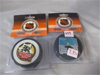 NHL Collector pucks.