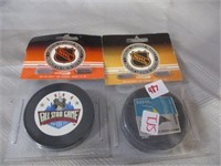 NHL Collector pucks.