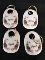 Royal Albert Flower Of The Month March Key Fob