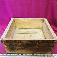 Paterson Biscuits / Candy Wooden Crate