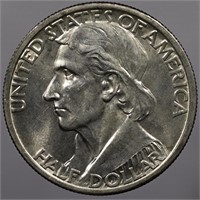 1935-P 50c Boone Commemorative Half Dollar UNC