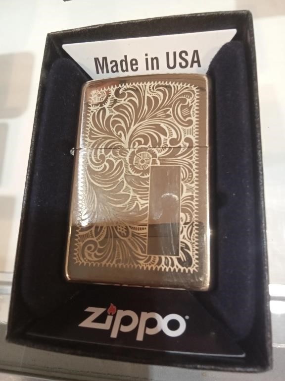 Zippo lighter.