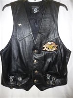 Harley Owner's Group Leather Motorcycle Vest