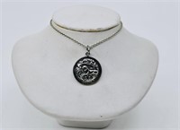 Danecraft Sterling Silver Leo Pendant with Chain