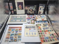 Collection of vintage stamps - sheets, loose, etc