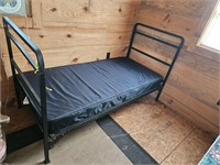 Camp Bed / Cot with mattress pad