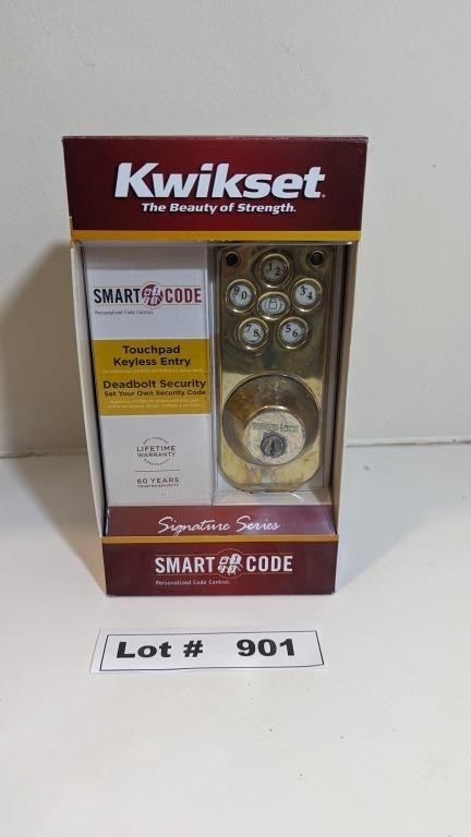 KWIKSET SMART CODE TOUCHPAD KEYLESS ENTRY DOOR LOC