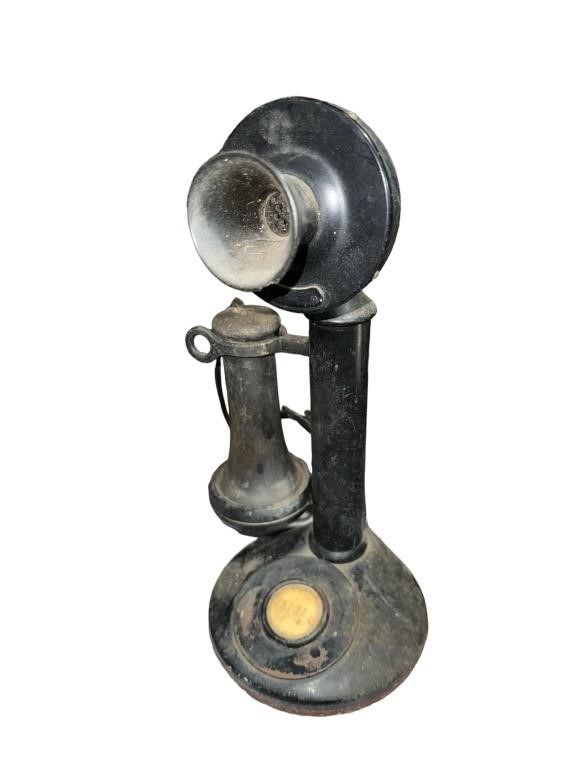 Antique Candlestick Handheld Telephone