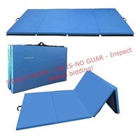 BalanceFrom Fitness - 120x48in Gym Mat, Blue