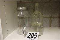 Beverage Dispenser & Bottle (Basement)