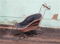 Decorative Child's Push Sleigh