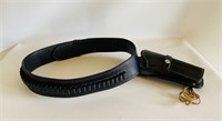 Genuine Leather Gunholster Belt