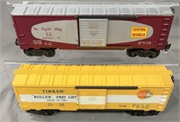 Clean Lionel 6464-375 & 6464-500 Boxcars
