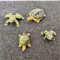 Lot Of Small Vintage Frog Figurines