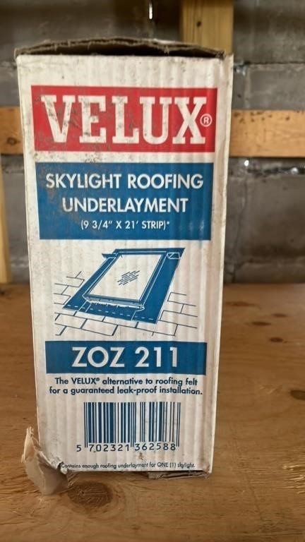 Skylight roofing underlayment