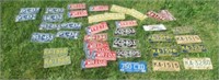 Various Michigan License Plates. Includes: