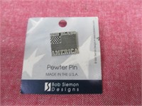 Pewter American Flag Pin