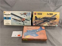 (3) Model Airplane Kits