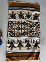 Hand Woven Tapestry / Rug From Ecuador Bug