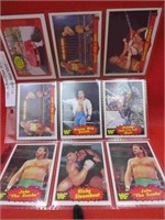 1985 OPC Lot 9 WWF Wrestling Trading Cards