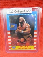 1987 OPC Hulk Hogan WWF Wrestling Trading Card