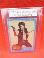 1977 OPC Star Wars Han Solo Rookie Trading Card