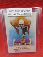 2009 Allen Ginter Michael Phelps Rookie Card