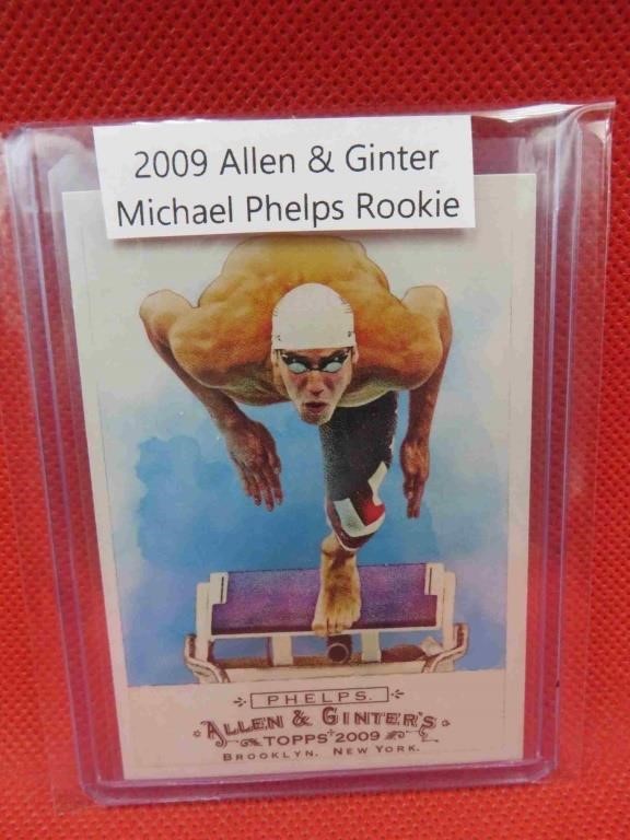 2009 Allen Ginter Michael Phelps Rookie Card