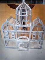 Grey wood Bird cage