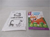 (2) Assorted Childrens Learning/Thinking/Writing