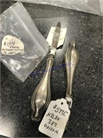 Pair of sterling manicure tools