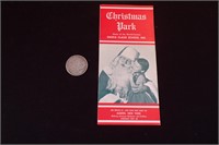 1950's Christmas Park Santa Claus School Brochure