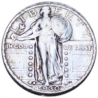 1930-S Standing Liberty Quarter LIGHTLY CIRCULATED