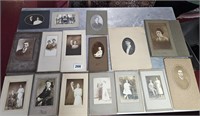 16 Board Mounted Victorian Photo's