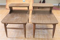 Pair MCM step end tables