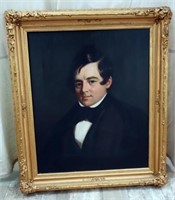 EARLY PORTRAIT PAINTING OF GENTLE MAN