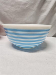 Blue Stripe Pyrex Bowl