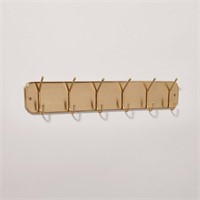 24" Wall Hook Rack Brass Finish - Hearth & Hand™ w