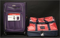 NWT Coleman Gateway Suitcase & Nautica Duffel Bag