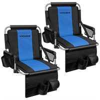 VIVOHOME Stadium Seats with Back Support and Cushi
