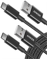 Anker [2-Pack 10ft] Premium Nylon USB-C to USB-A